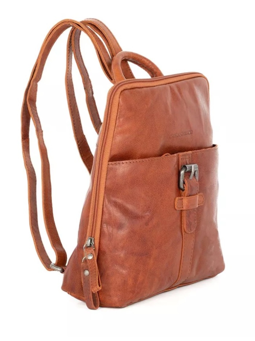 SPIKES & SPARROW GENUINE LEATHER BRONCO LEATHER CITY BACKPACK